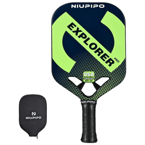 NIUPIPO Explorer PRO MX-59 Edgeless Pickleball Paddle with Protective Cover