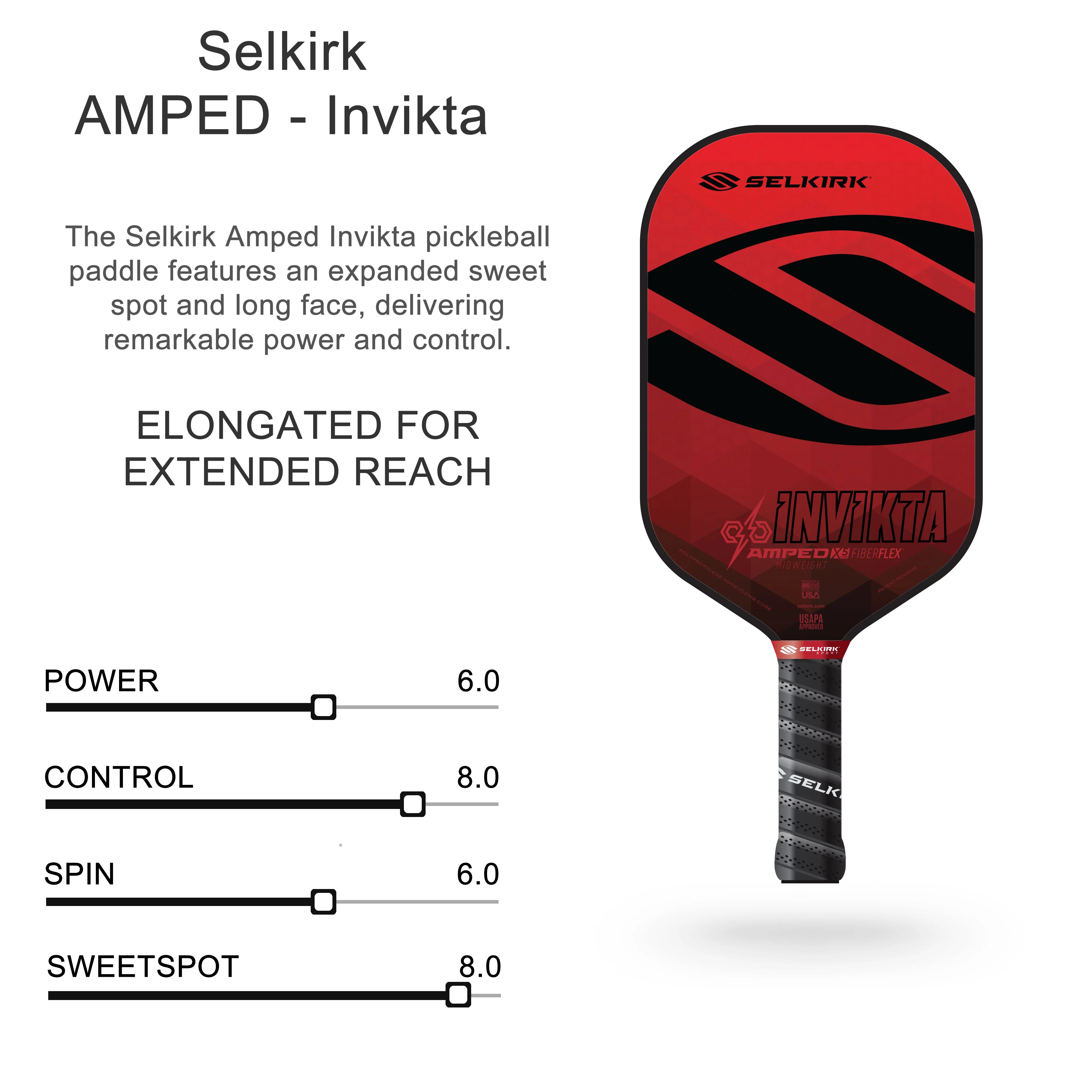 Selkirk AMPED - Invikta Pickleball Paddle - Image 2