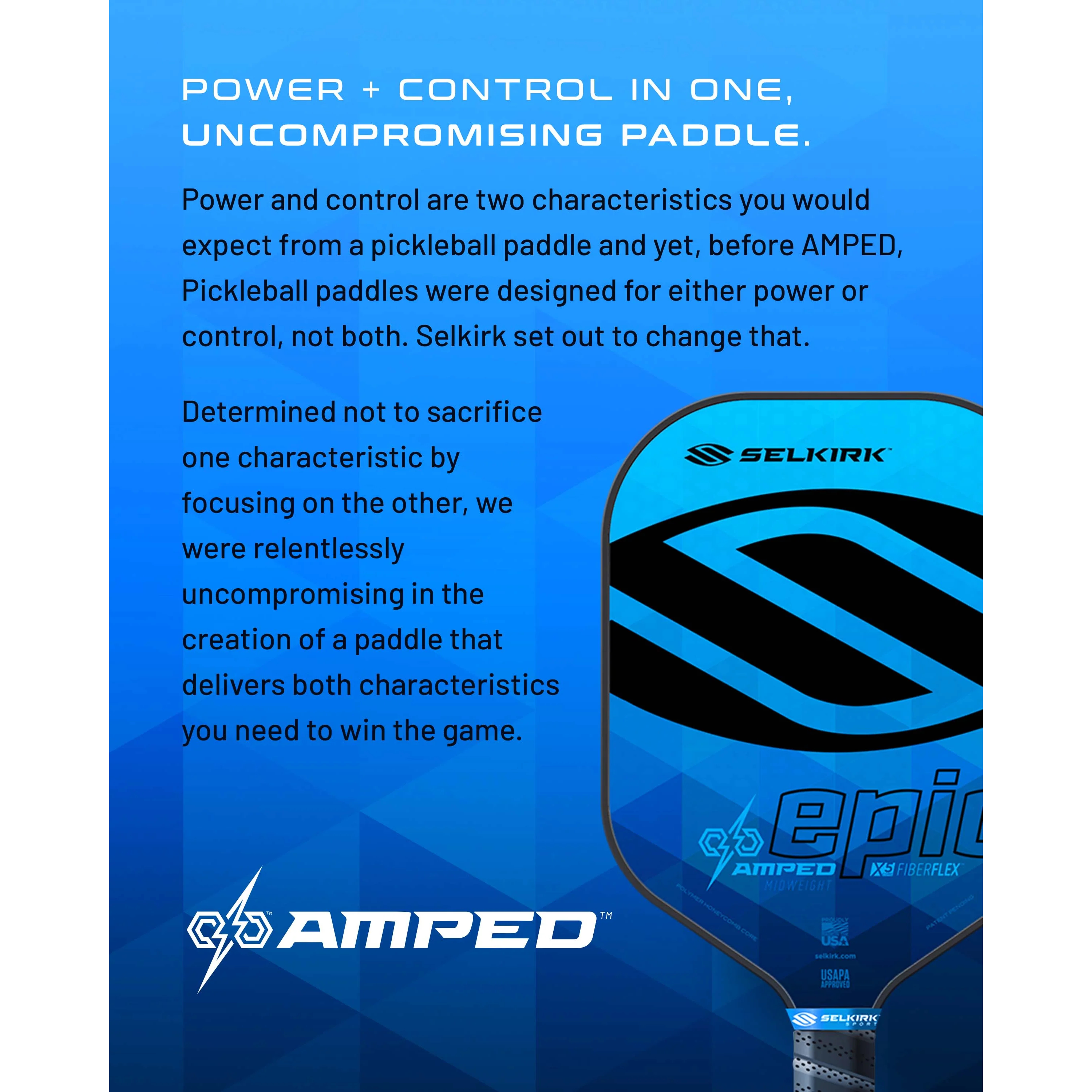 Selkirk AMPED - Epic Pickleball Paddle - Image 6