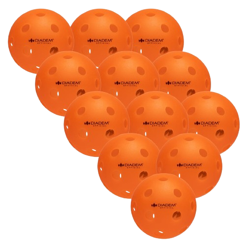 Premier Power Pickleball Indoor Ball 6Pack - Orange - Image 2