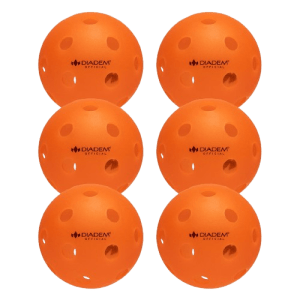Premier Power Pickleball Indoor Ball 6Pack - Orange