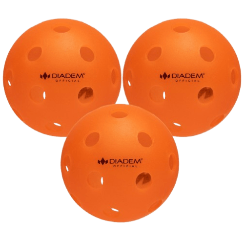 Premier Power Pickleball Indoor Ball 3Pack - Orange